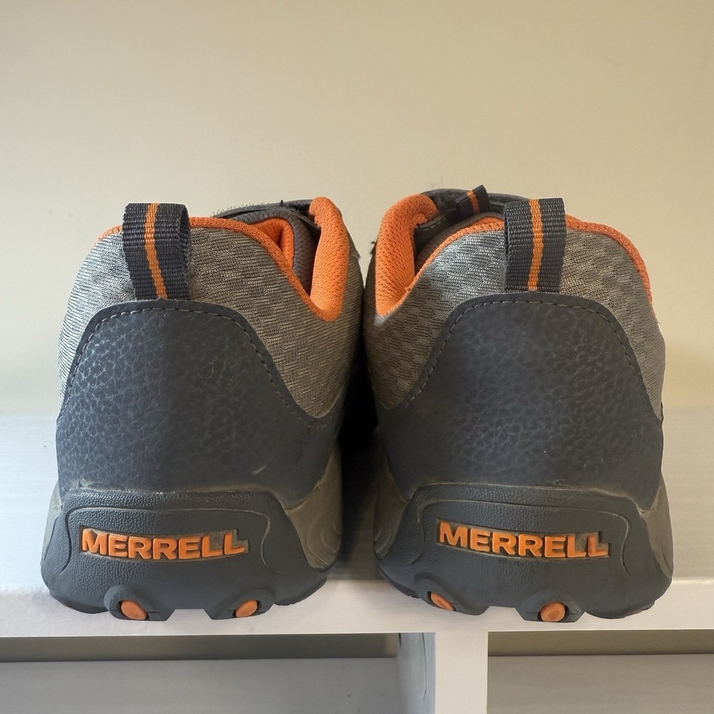 Merrell Kids Hiking Shoes Trail Chaser Outdoors Mountain Size 7M  Gray/Orange - Picture 7 of 10